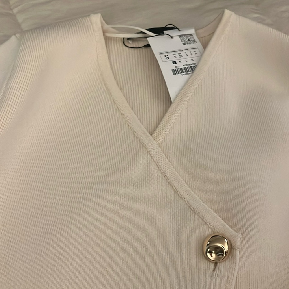 ZARA TAILORED KNIT BLAZER NWT SIZE SMALL! Stunning - Picture 4 of 5